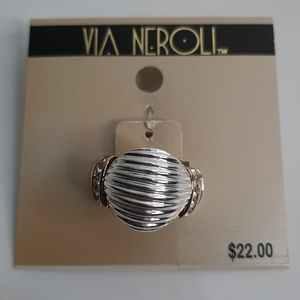 Via Neroli Gold/Silver Ring w/ Stones